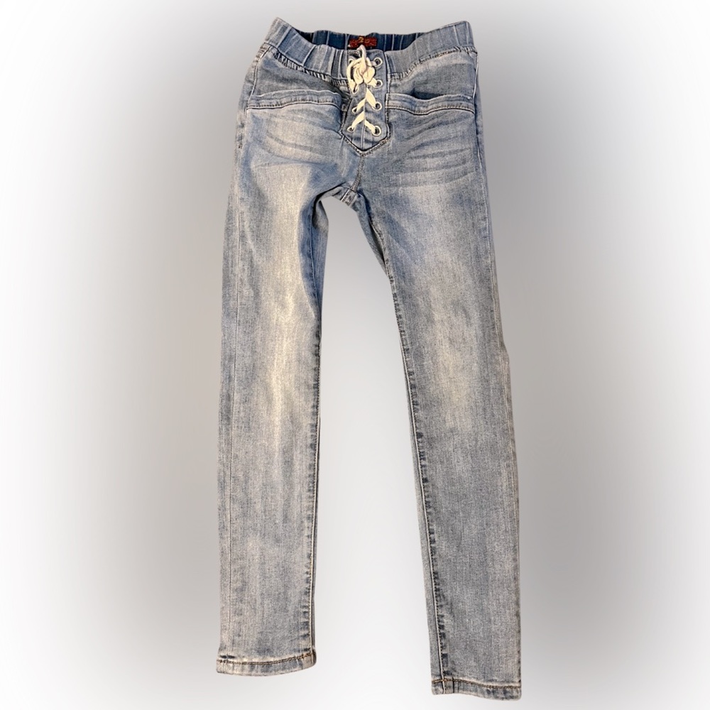Girls Lace Front Jeans (7 For All Mankind)